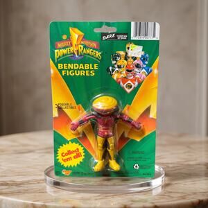 1994 Gordy Toy MMPR Alpha 5 Bendable Figure Sealed NOS No. 777 DARE